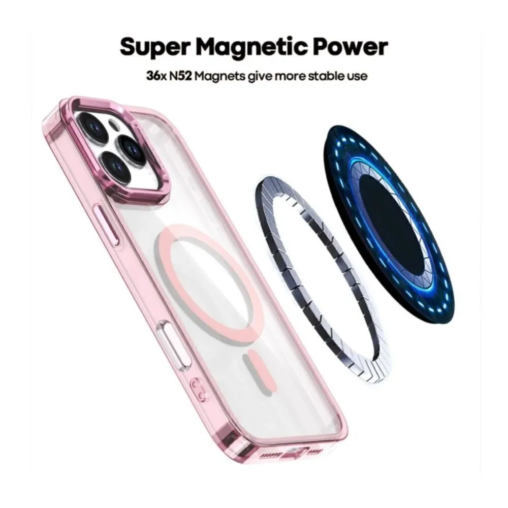 MyBat Pro Lure Series Case w/ MagSafe Kickstand Ring for Apple iPhone 16 - Pink